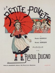 Affiche pour l'opérette "la Petite Poucette"., c1898. Creator: Louis Maurice Boutet de Monvel