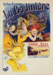 Affiche pour "La Bodinière"., c1900. Creator: Jules Cheret