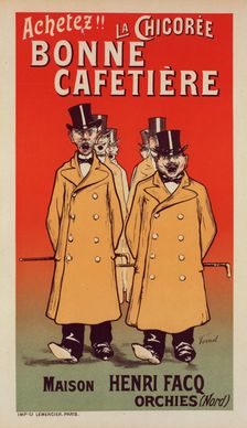 Affiche pour la "Chicorée Bonne Cafetière", c1899. Creator: Fernand Fernel