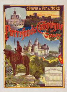 Affiche pour la Cie du Nord : "Pierrefonds"., c1900. Creator: Gustave Fraipont