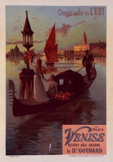 Affiche pour la Compagnie de l'Est : "Venise", c1899. Creator: Frederic Hugo d Alesi