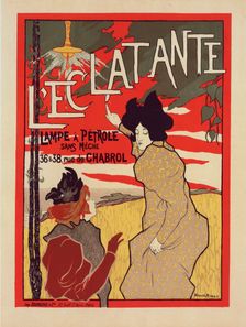 Affiche pour la Lampe à Pétrole "l'Éclatante"., c1898. Creator: Manuel Robbe