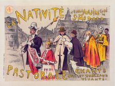 Affiche pour la pastorale de "la Nativité"., c1898. Creator: Etienne Moreau-Nelaton