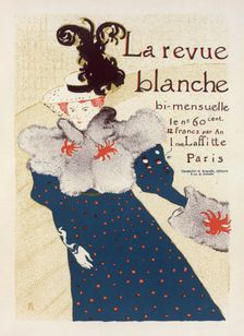 Affiche pour la "Revue Blanche"., c1897. Creator: Henri de Toulouse-Lautrec