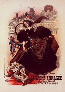 Affiche pour la "Vache enragée", c1899. Creator: Auguste Roedel