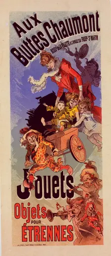 Affiche pour le Magasin des "Buttes Chaumont", c1899. Creator: Jules Cheret