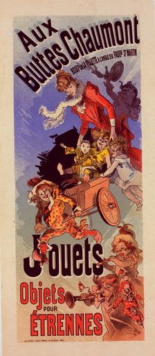 Affiche pour le Magasin des "Buttes Chaumont", c1899. Creator: Jules Cheret