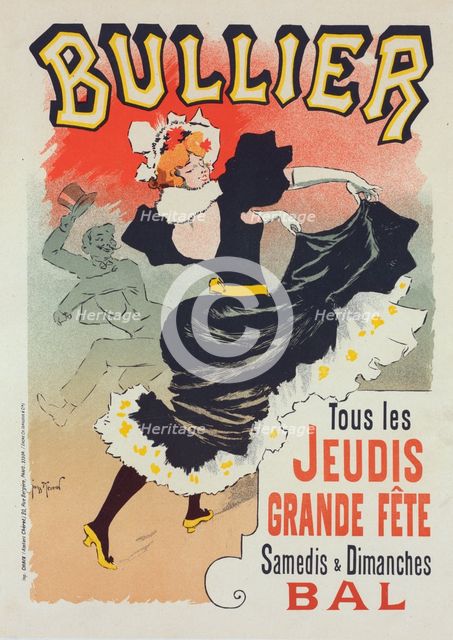 Affiche pour le "Bal Bullier", c1899. Creator: Georges Meunier.