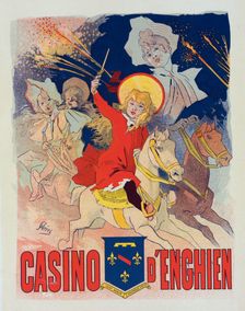 Affiche pour le "Casino d'Enghien"., c1898. Creator: Jules Cheret