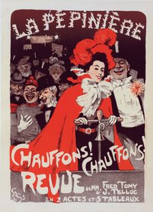 Affiche pour le Concert de la Pépinière "Chauffons! Chauffons!", c1899. Creator: Jules Alexandre Grun