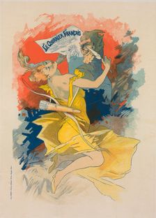 Affiche pour le journal "le Courrier Français"., c1897. Creator: Jules Cheret