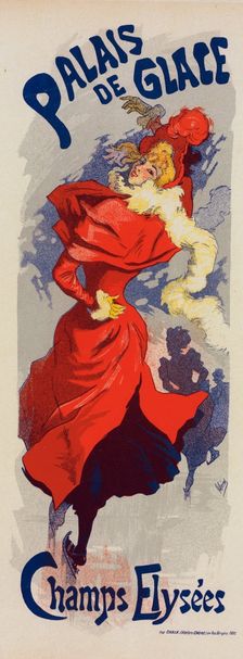 Affiche pour le "Palais de Glace"., c1900. Creator: Jules Cheret
