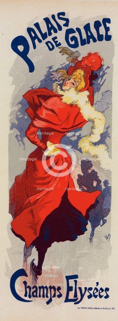 Affiche pour le "Palais de Glace"., c1900. Creator: Jules Cheret.
