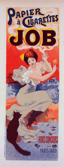 Affiche pour le "Papier à Cigarettes Job", c1899. Creator: Georges Meunier