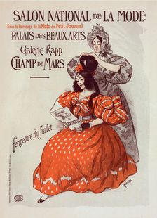 Affiche pour le "Salon de la Mode"., c1900. Creator: Auguste Roedel