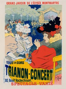 Affiche pour le "Trianon-Concert"., c1897. Creator: Georges Meunier