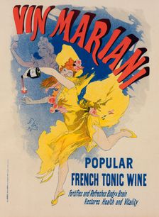 Affiche pour le "Vin Mariani"., c1897. Creator: Jules Cheret