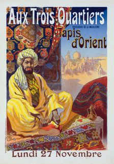 Affiche pour les "Trois Quartiers"., c1900. Creator: Rene Pean