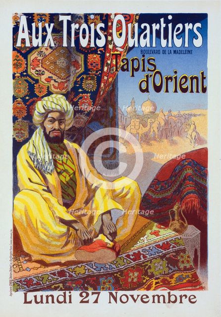 Affiche pour les "Trois Quartiers"., c1900. Creator: Rene Pean.