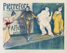 Affiche pour les "Affiches artistiques Pierrefort"., c1898. Creator: Henri-Gabriel Ibels