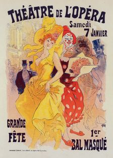 Affiche pour les "Bals de l'Opéra en 1899", c1899. Creator: Jules Cheret