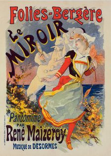 Affiche pour les Folies-Bergère "Le Miroir", c1899. Creator: Jules Cheret