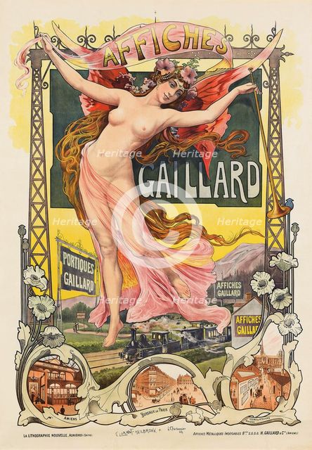 Affiches Gaillard, c1900. Creator: Vincent Lorant-Heilbronn.