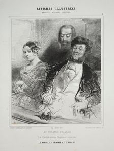 Affiches Illustées. Creator: Paul Gavarni (French, 1804-1866)