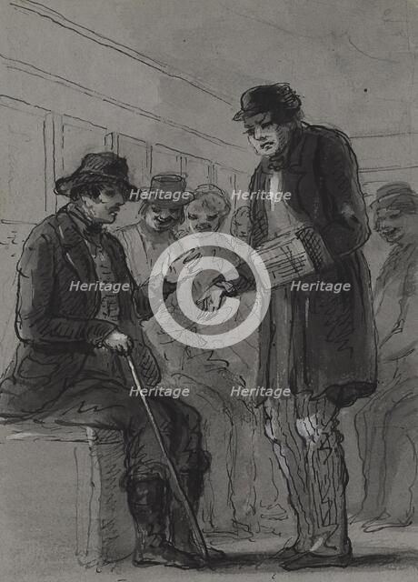 Afflicted with the Jim-Jams, 1872. Creator: Alfred Jacob Miller.