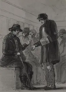Afflicted with the Jim-Jams, 1872. Creator: Alfred Jacob Miller