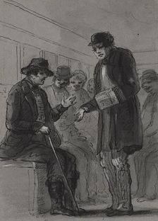 Afflicted with the Jim-Jams, 1872. Creator: Alfred Jacob Miller