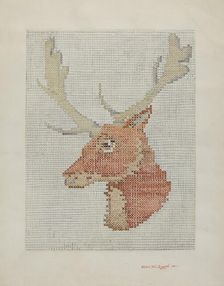 Afghan, 1937. Creator: Ethel Dougan