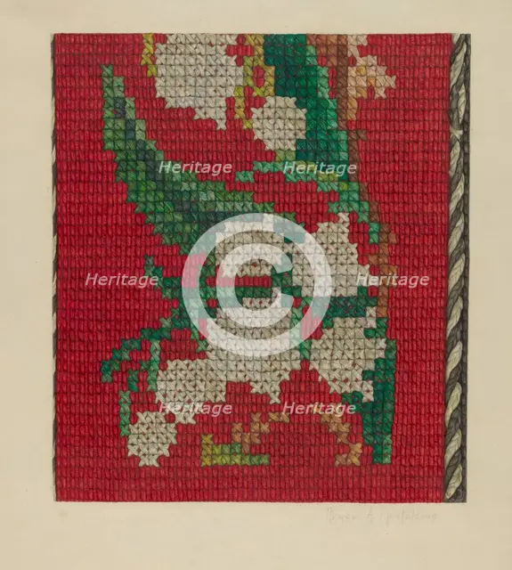 Afghan, c. 1941. Creator: Renee A. Monfalcone.
