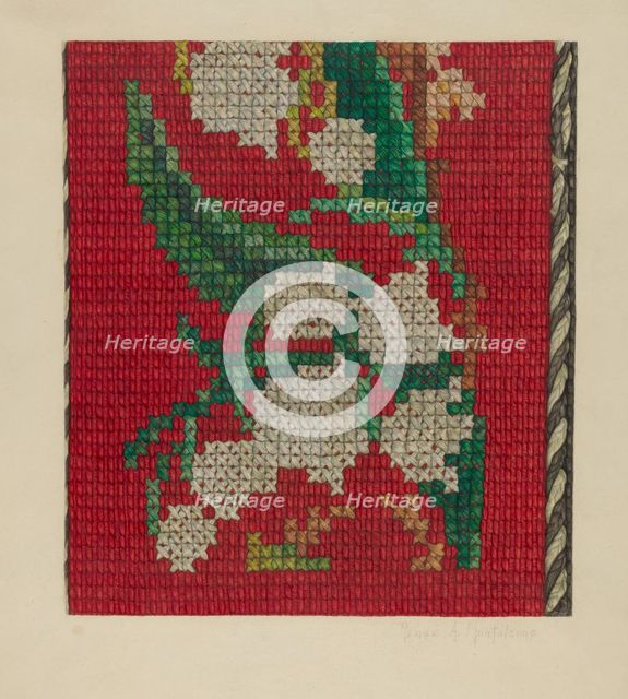 Afghan, c. 1941. Creator: Renee A. Monfalcone.