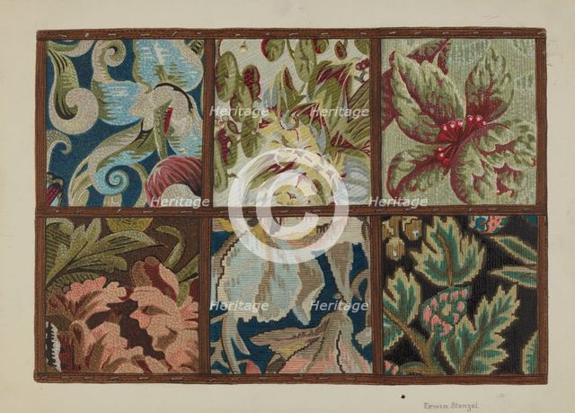 Afghan Throw, c. 1938. Creator: Erwin Stenzel.