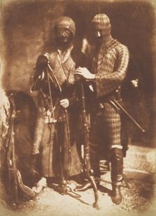 Afghans, 1843. Creators: David Octavius Hill, Robert Adamson, Hill & Adamson