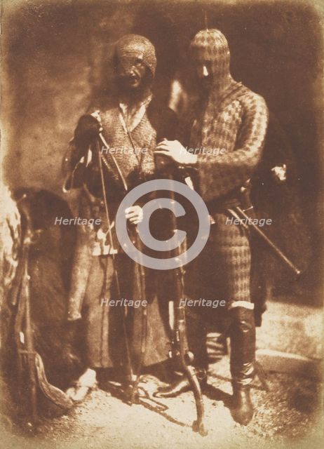 Afghans, 1843. Creators: David Octavius Hill, Robert Adamson, Hill & Adamson.