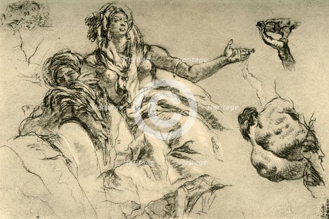 'Africa', 1752-1753, (1928). Artist: Giovanni Battista Tiepolo.