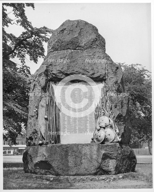 Africa and Afghanistan Wars Memorial, Repository Road, Woolwich, Greenwich, London, 1960-1985. Creator: Leonard Robin Mattock.