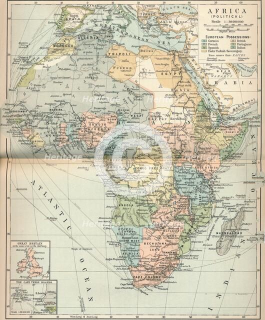'Africa (Political)', c1902, (1903). Artist: Unknown.