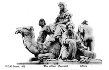 Africa, the Albert Memorial, London, 20th century