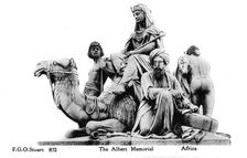 Africa, the Albert Memorial, London, 20th century