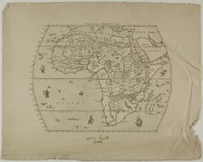 Africae Tabula XII, 1588, reprinted 1889. Creator: Unknown