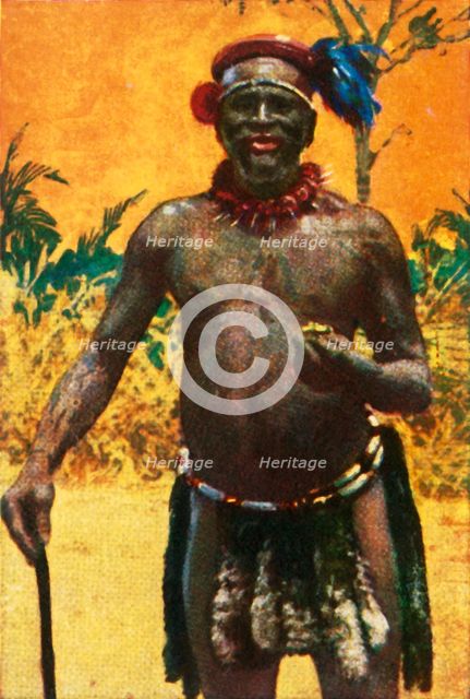 African tribal councillor, c1928. Creator: Unknown.