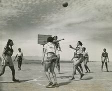 African American women, members of the 32nd and 33rd Company's Women's Army..., 1939 - 1945. Creator: United States Army