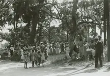 African Americans celebrating the Independence Day and picnicking in a park, June 1939. Creators: Farm Security Administration, Marion Post Wolcott