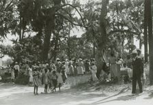 African Americans celebrating the Independence Day and picnicking in a park, June 1939. Creators: Farm Security Administration, Marion Post Wolcott