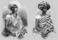 African Belles in Brazil; Rio De Janeiro and the Organ Mountains 1875. Creator: Thomas Woodbine Hinchliff