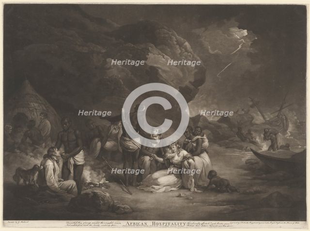 African Hospitality, 1791. Creator: John Raphael Smith.
