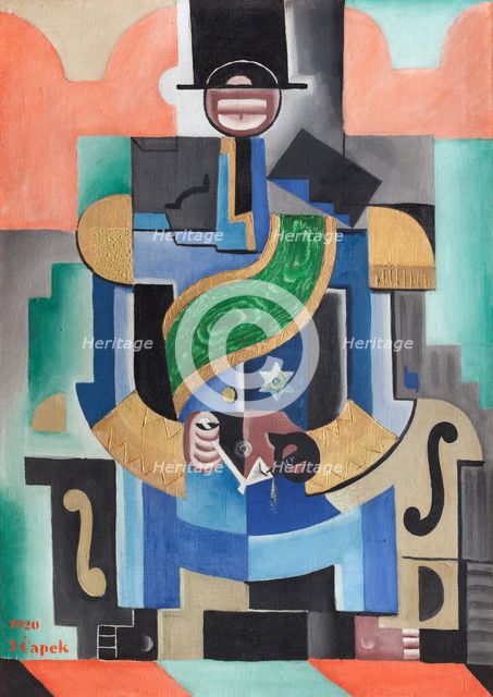 African King, 1920. Creator: Capek, Josef (1887-1945).